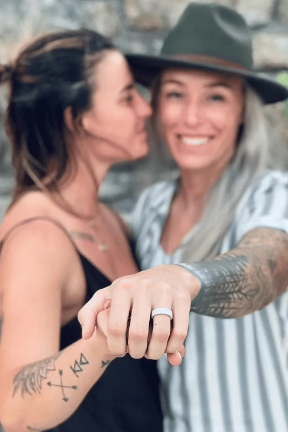 Chloe Logarzo and her fiancee McKenzie Berryhill's engagement.