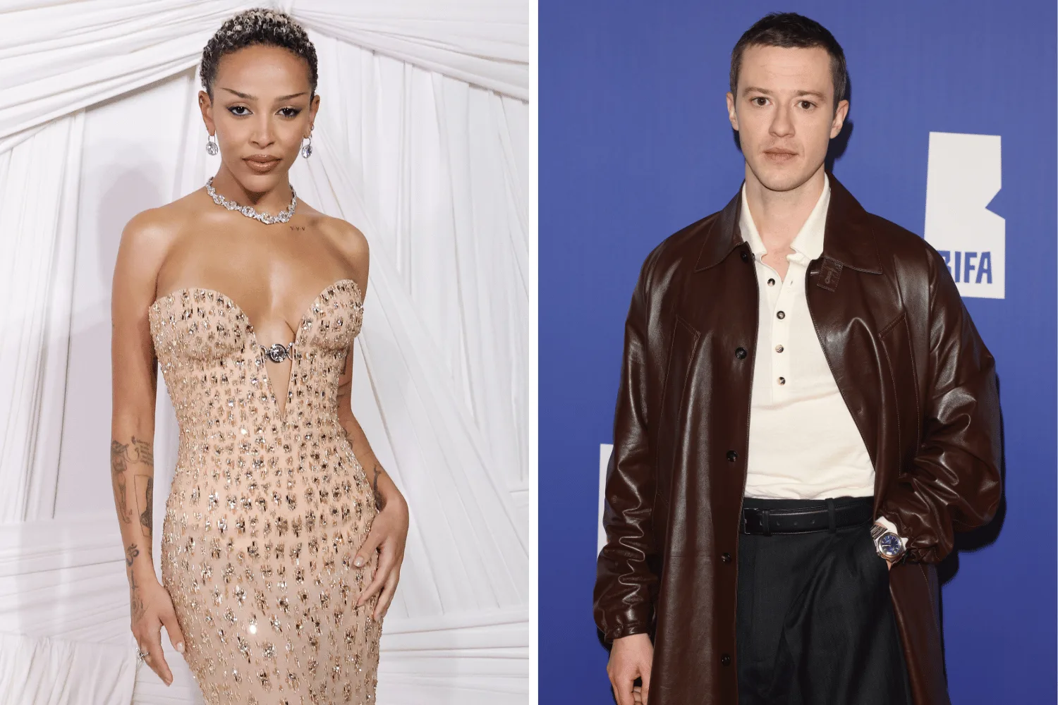 Doja Cat and Joseph Quinn. 
