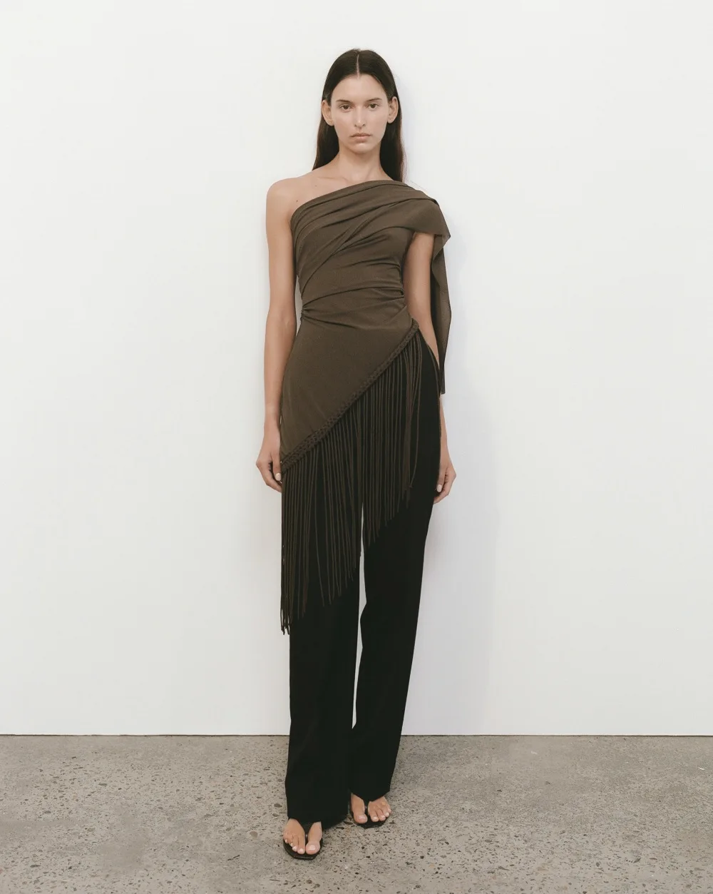 Faithfull The Brand Bodil Top in chocolate