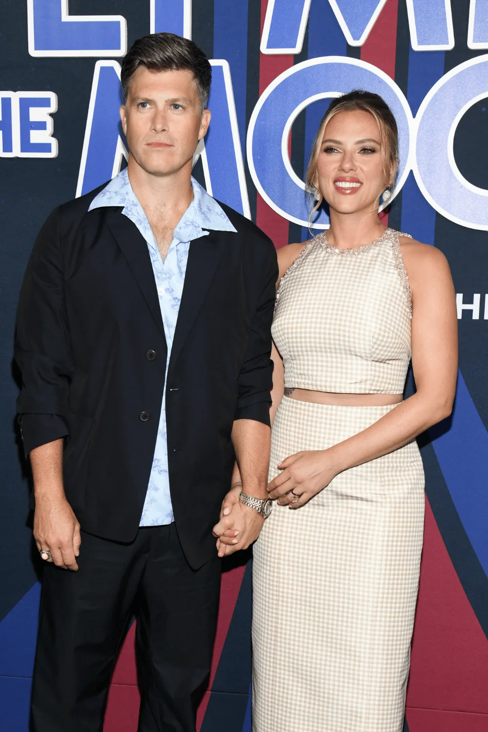 Scarlett Johansson and Colin Jost