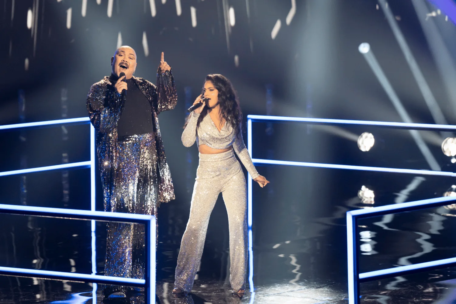 Shannen and Paea from The Voice Australia 2024