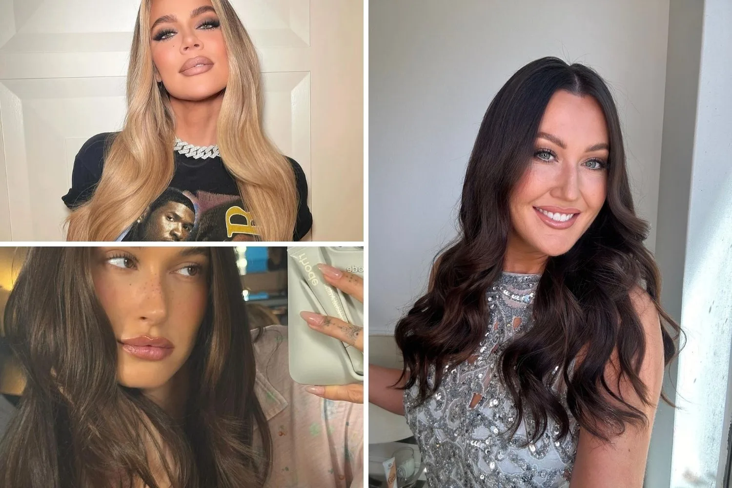Khloe Kardashian Hailey Bieber Elise Wilson Priscilla Valles Hair Extensions