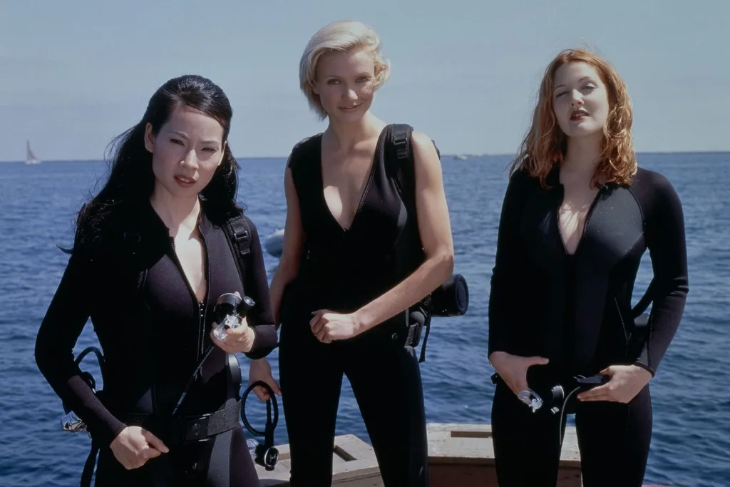 Cameron Diaz, Drew Barrymore and Lucy Liu in Charlie's Angels