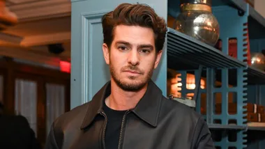 Andrew Garfield black jacket