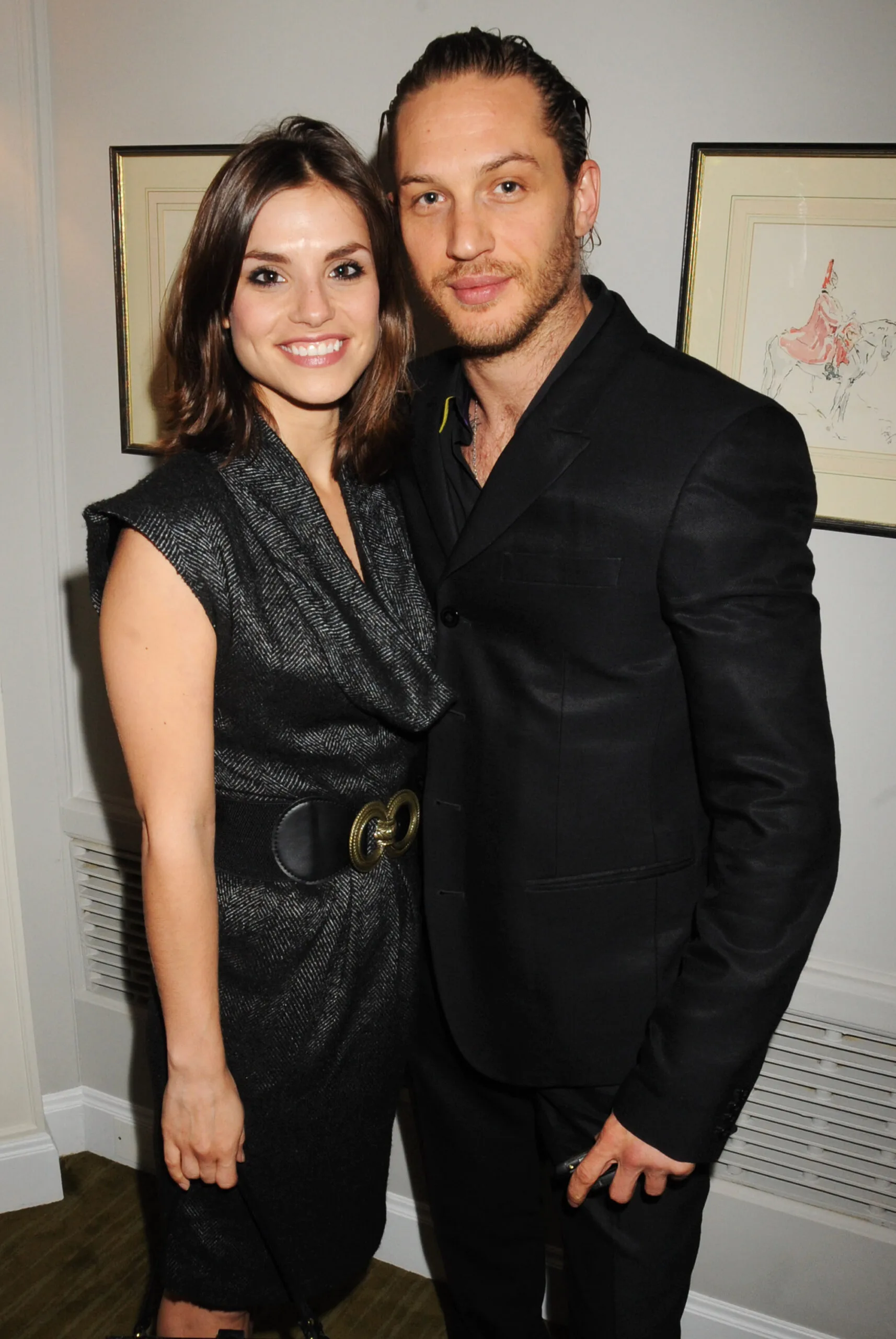 LONDON, ENGLAND - JUNE 15:  (EMBARGOED FOR PUBLICATION IN UK TABLOID NEWSPAPERS UNTIL 48 HOURS AFTER CREATE DATE AND TIME. MANDATORY CREDIT PHOTO BY DAVE M. BENETT/GETTY IMAGES REQUIRED)  Charlotte Riley (L) and Tom Hardy attend the English National Ballet Cocktail Reception at The Dorchester on June 15, 2010 in London, England.  