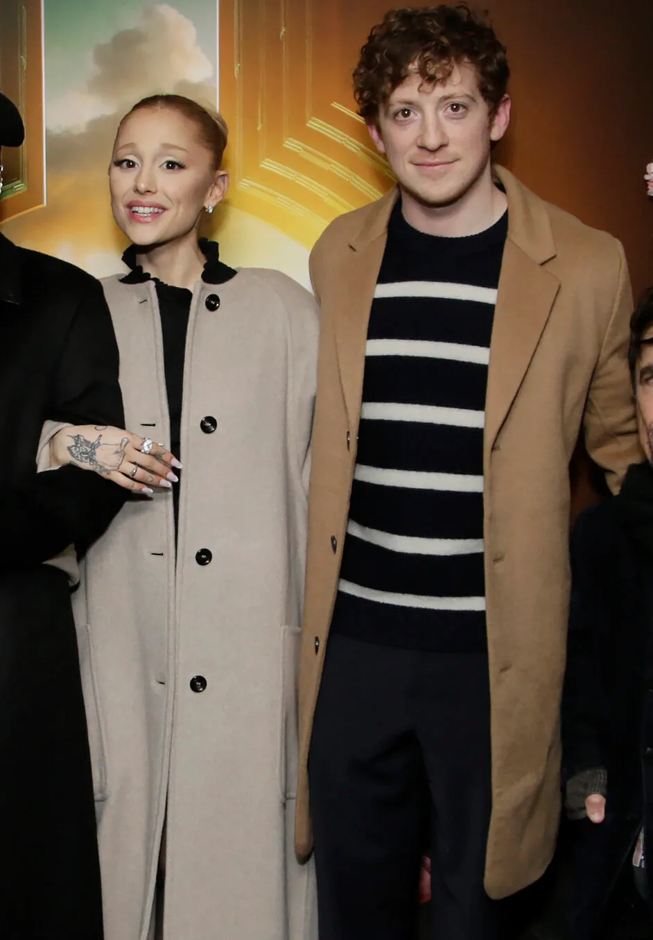  NEW YORK, NEW YORK - DECEMBER 03: (L-R) Director, Jon M. Chu, Producer, Marc Platt, Ariana Grande, Cynthia Erivo, Ethan Slater and Peter Dinklage attend as Universal Pictures presents special New York City WICKED Screening at Metrograph on December 03, 2024 in New York City. (Photo by Santiago Felipe/Getty Images for Universal Pictures)