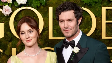 Leighton Meester, Adam Brody during the 82nd Annual Golden Globes