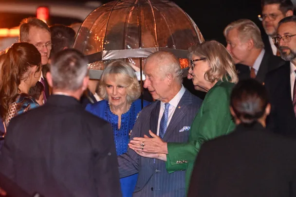 King Charles and Queen Camilla share a touching moment with a young cancer survivor after arriving in Sydney