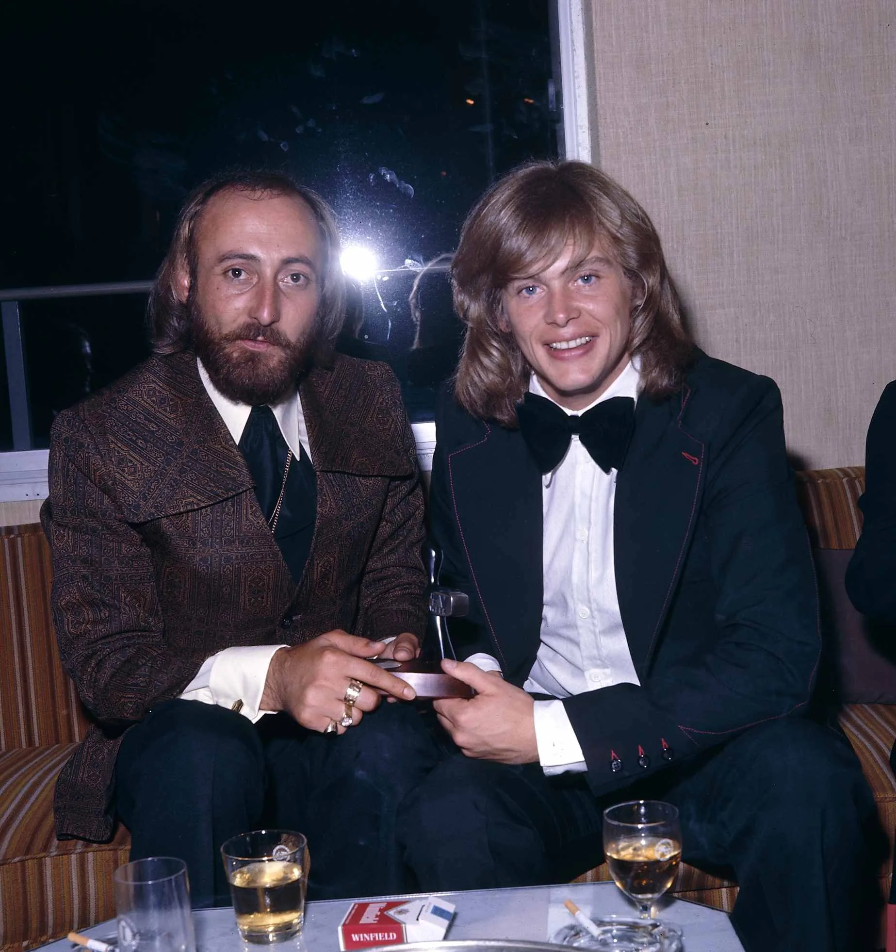 John Farnham with his former manager Darryl Sambell