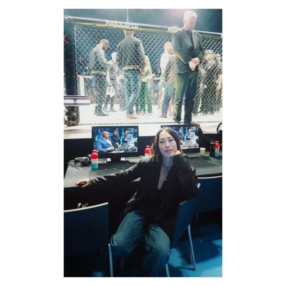 Melissa Leong hosting UFC coverage