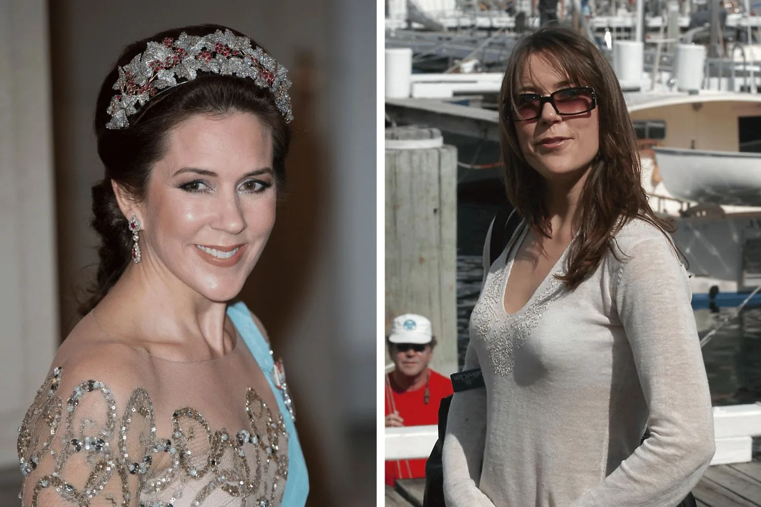 Queen Mary before and after meeting Fred 
