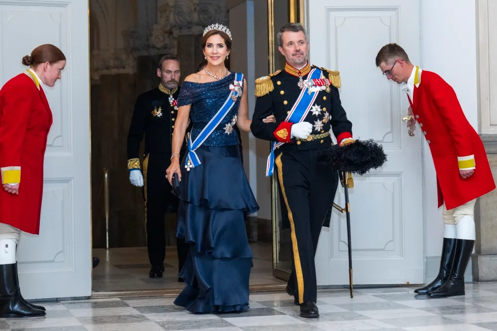 Queen Mary and King Frederik host first state dinner in Denmark of their reign