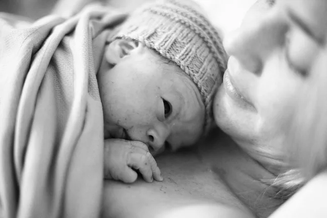 Sam Frost and Jordie's son, Ted