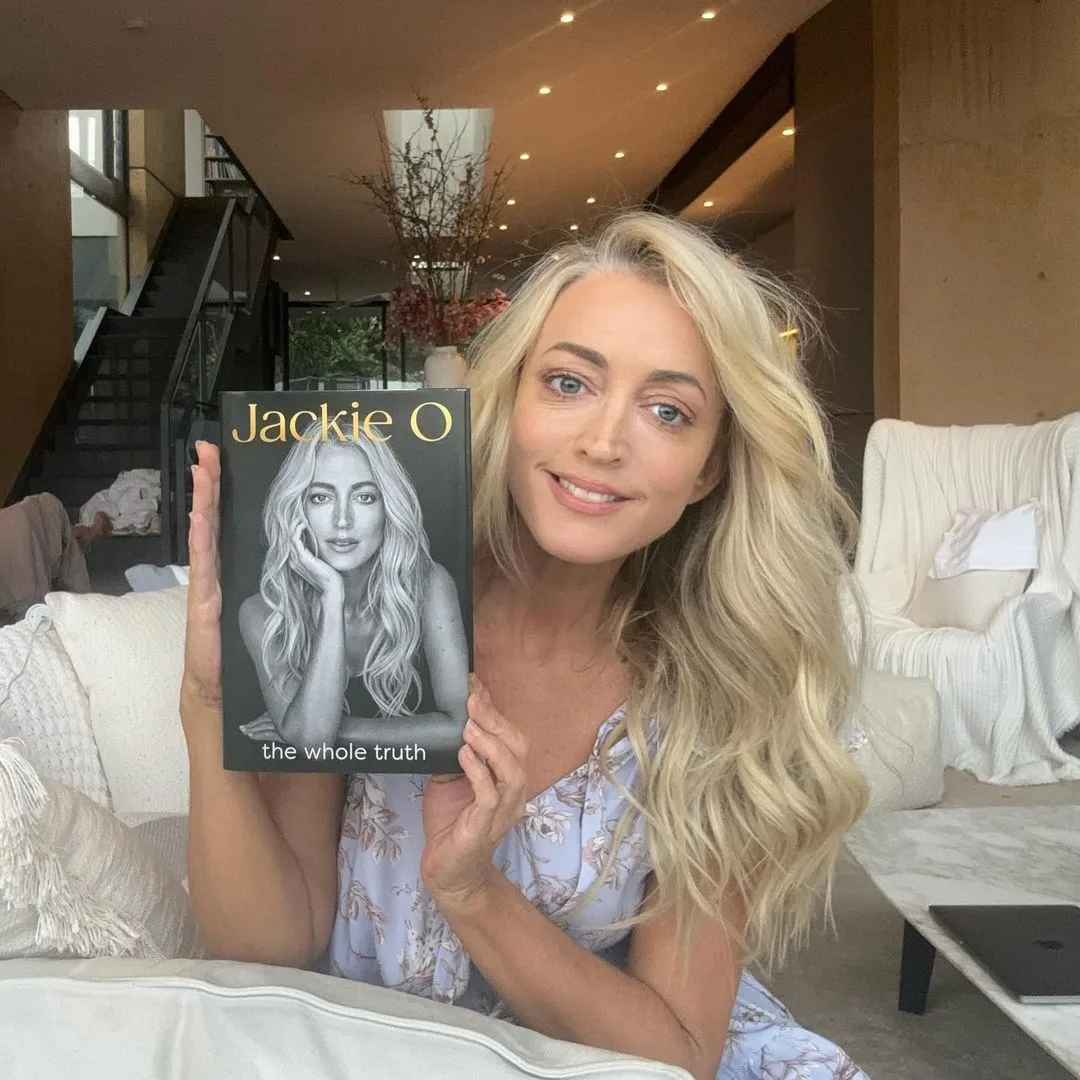 Jackie O posing with her memoir
