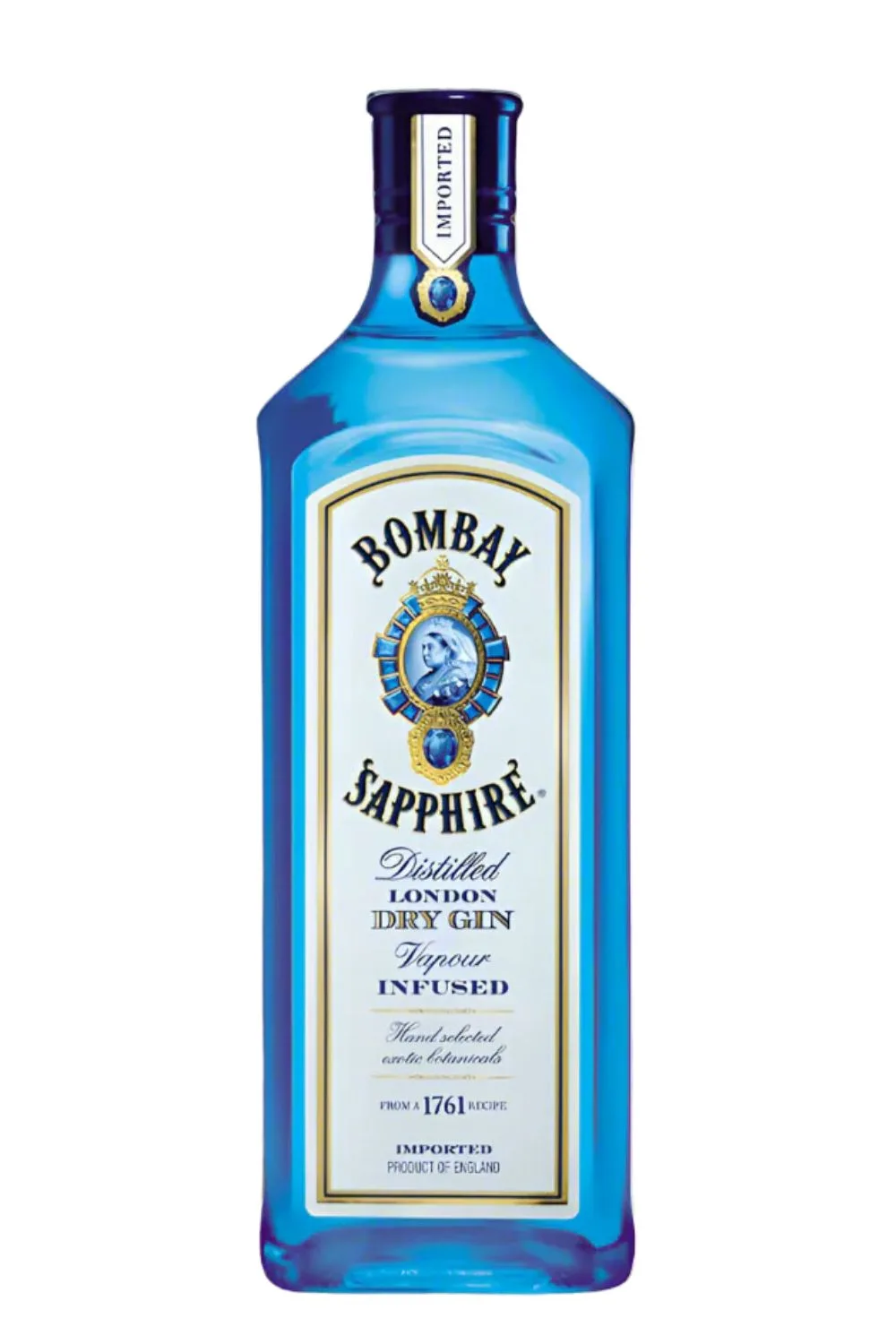 Bottle of bombay sapphire