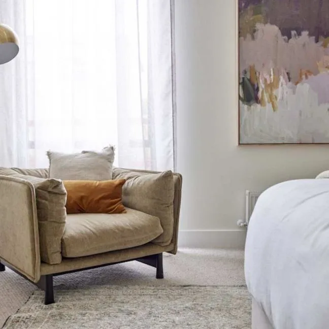 Etro Mini Cushion on a chair