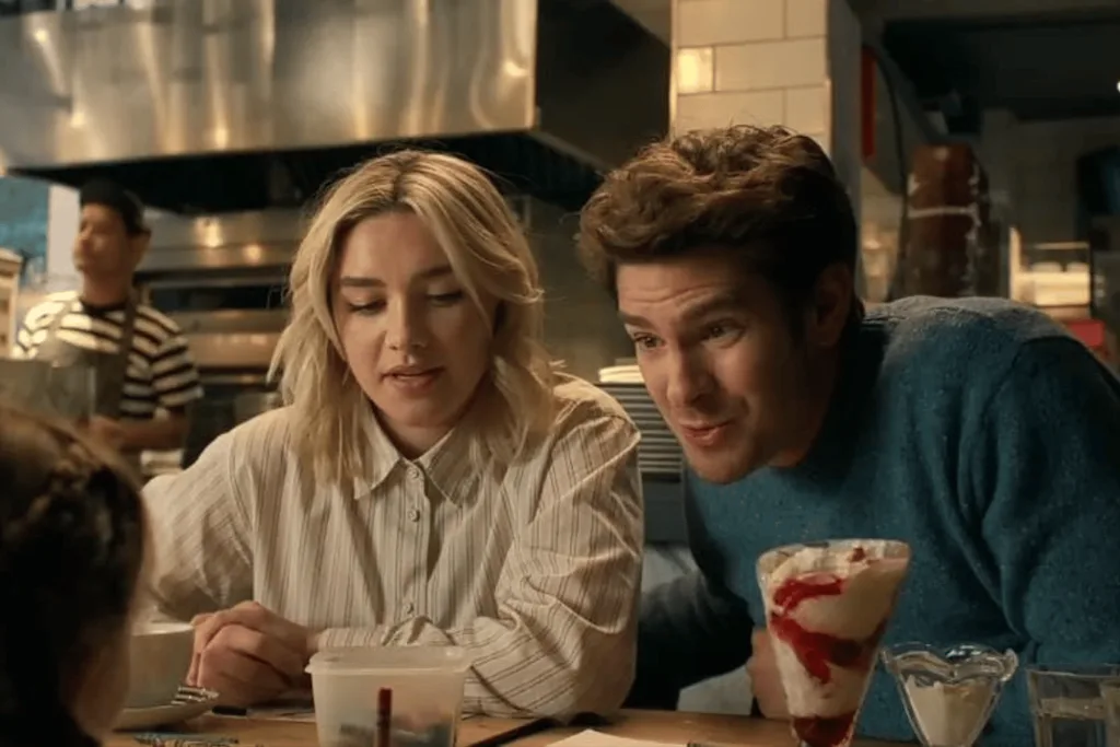 Florence Pugh Andrew Garfiled in We Live in Time