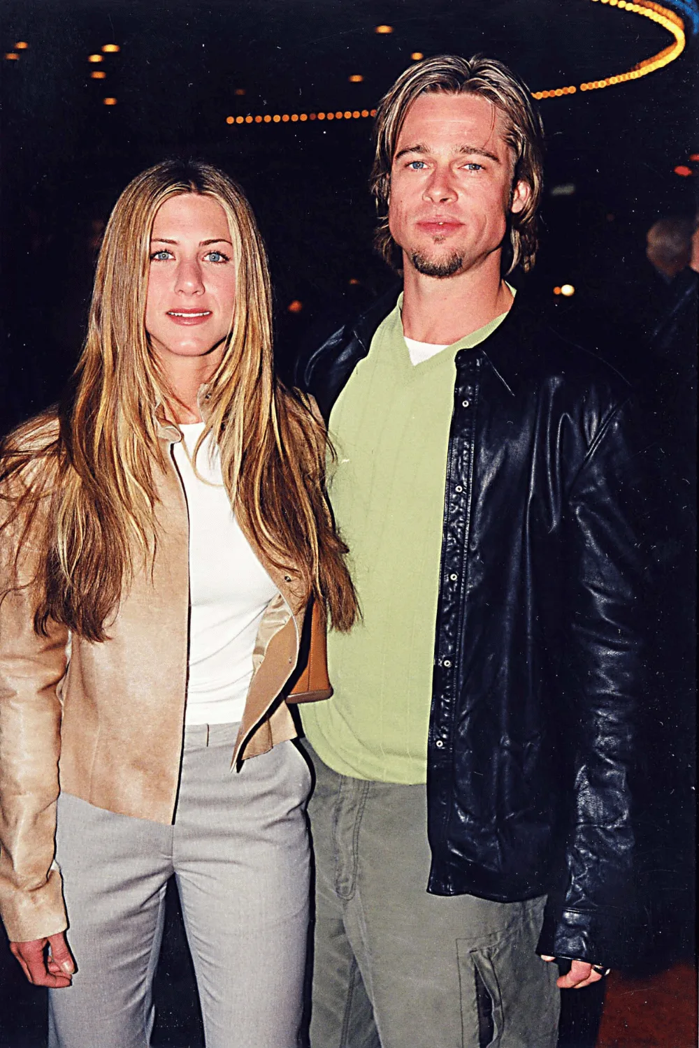 Jennifer Aniston and Brad Pitt