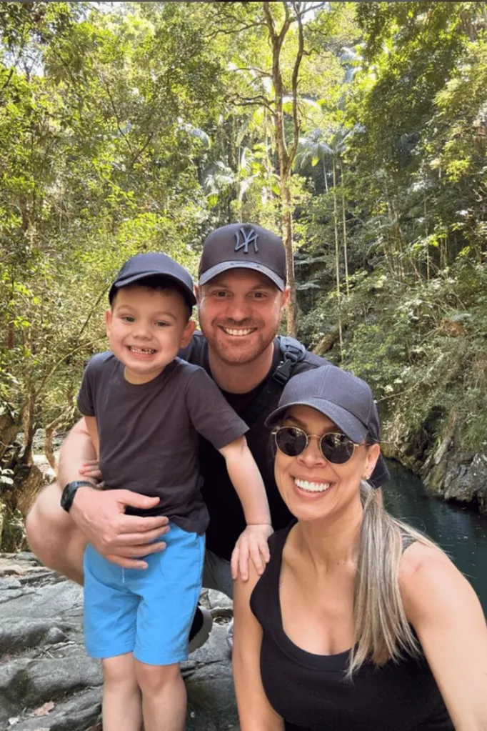 Married at First Sight's Carly and Neil with their son Bailey