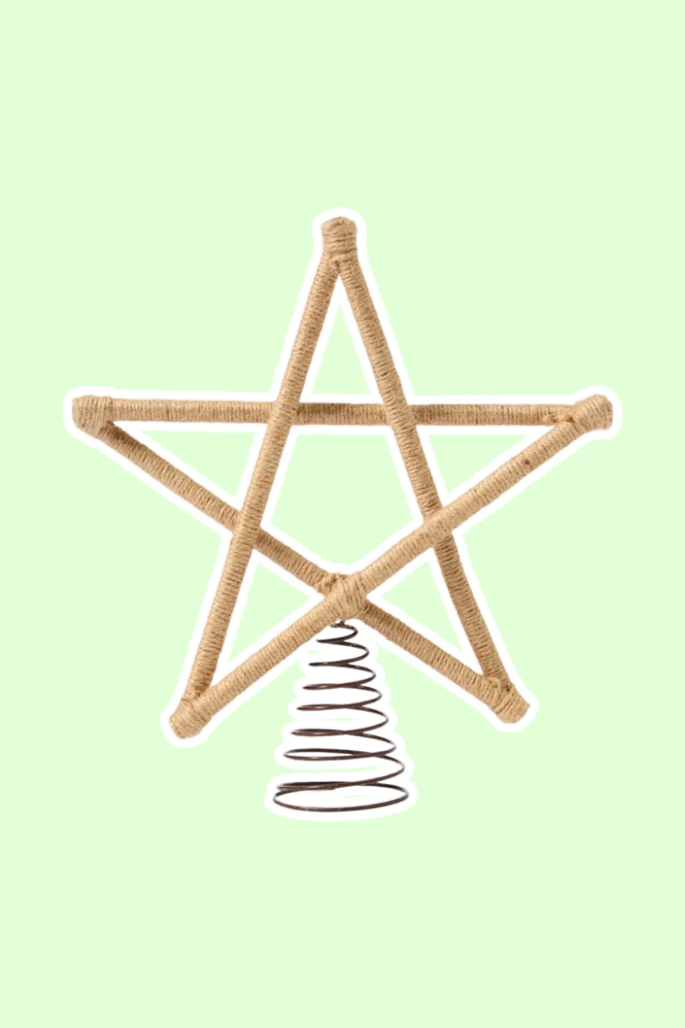 woven star tree topper