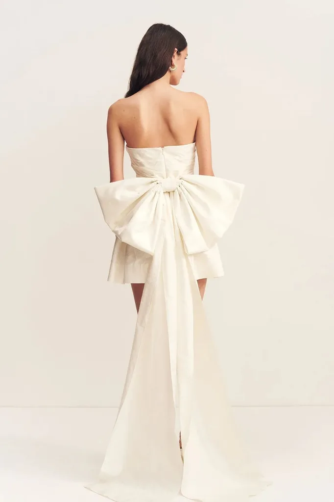 Shona Joy Bow detail bridal dress