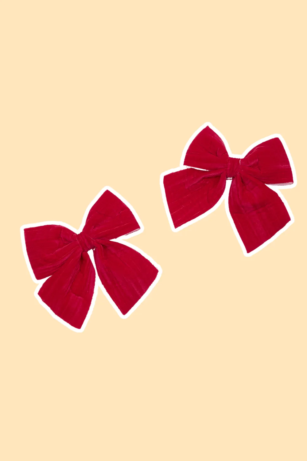 red velvet bow tree decoration 