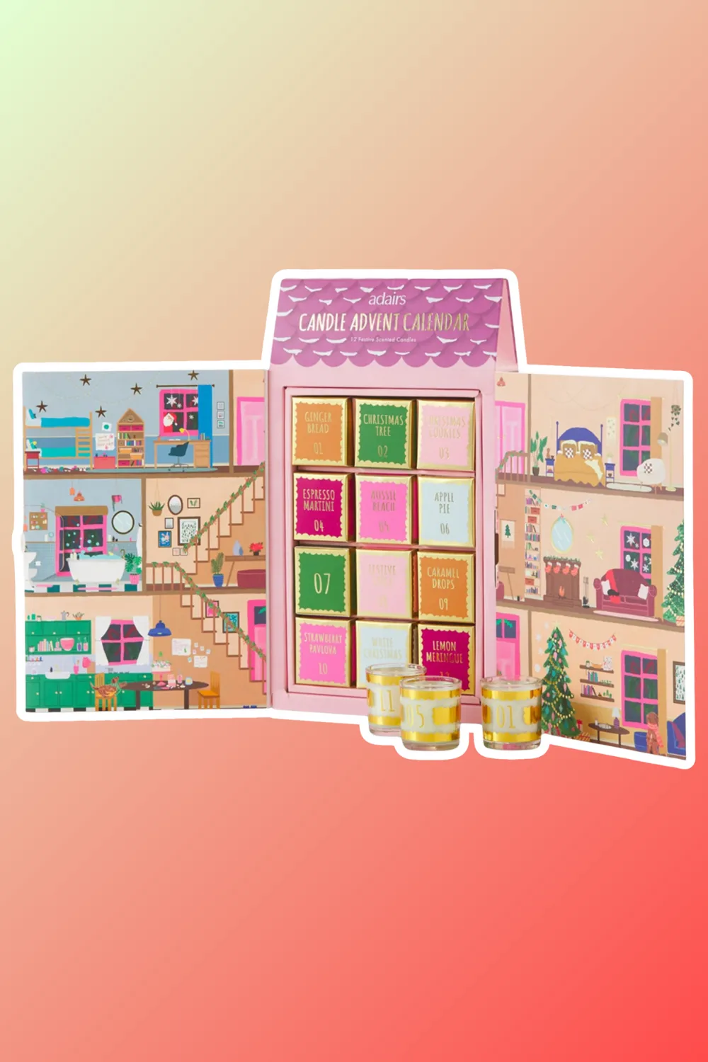 adairs candle advent calendar