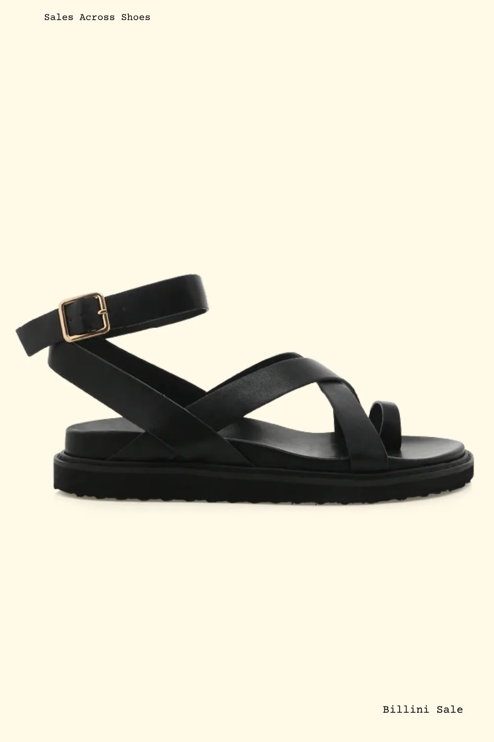 Zinnia Sandal in Black