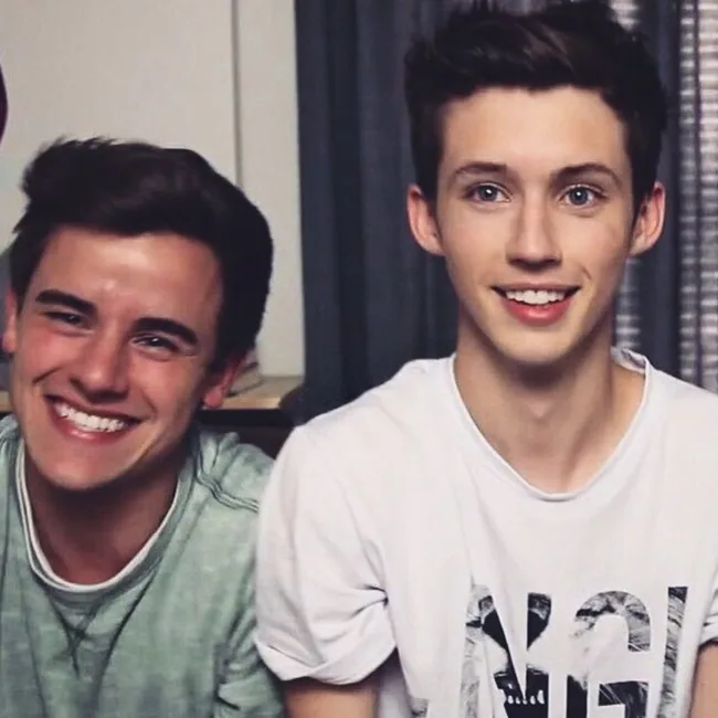 Connor Franta and Troye Sivan