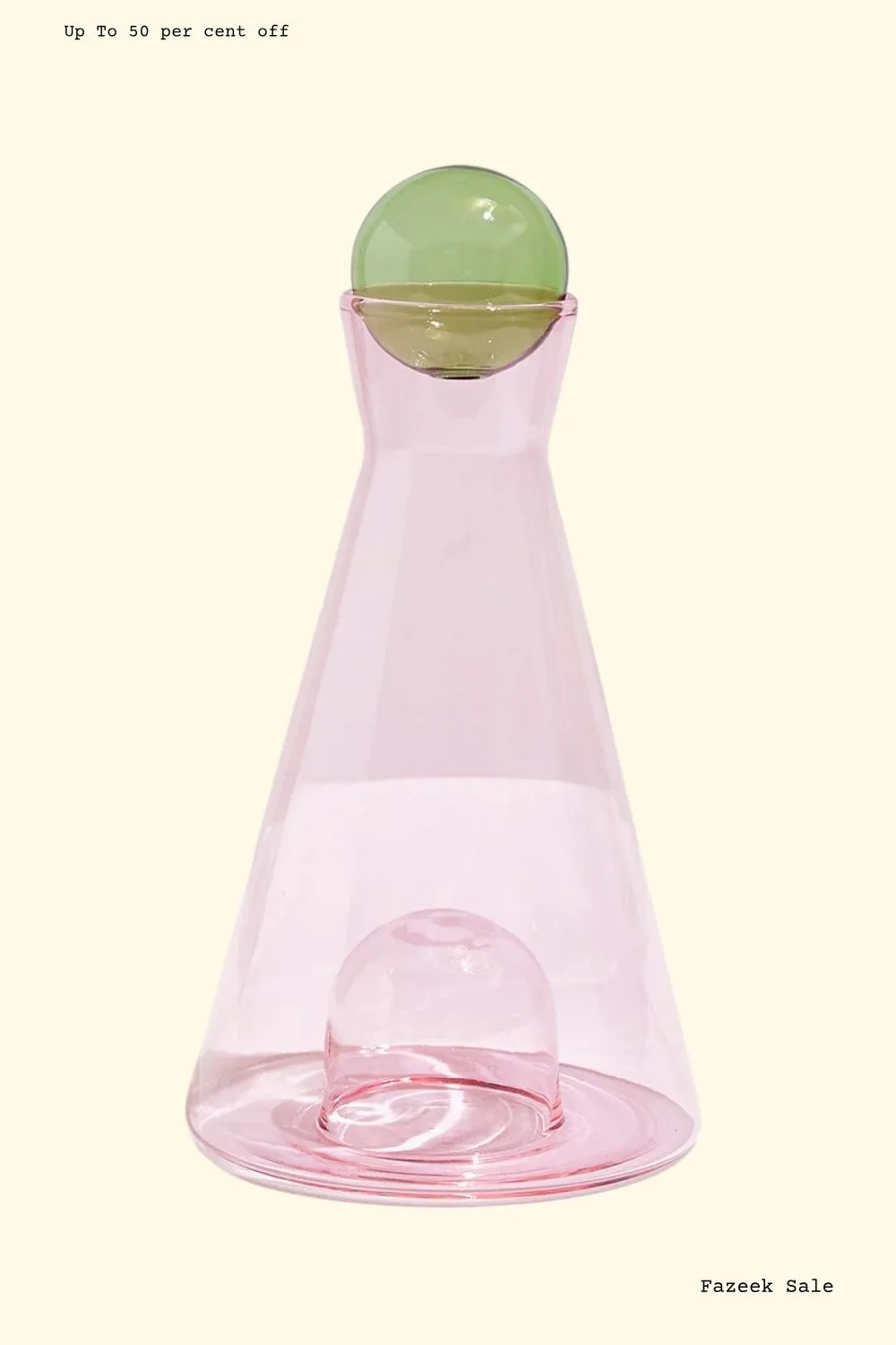 Vice Versa Carafe in Pink and Green