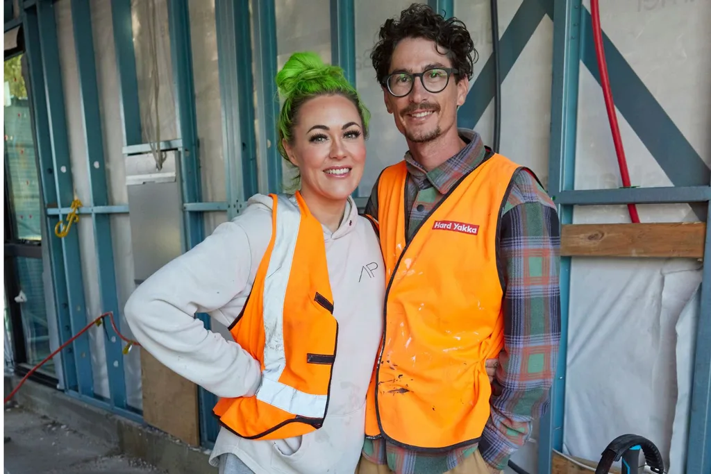 Kylie and Brad The Block