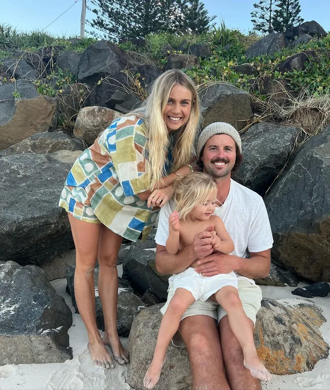 Elyse, Sunny and Josh family picture