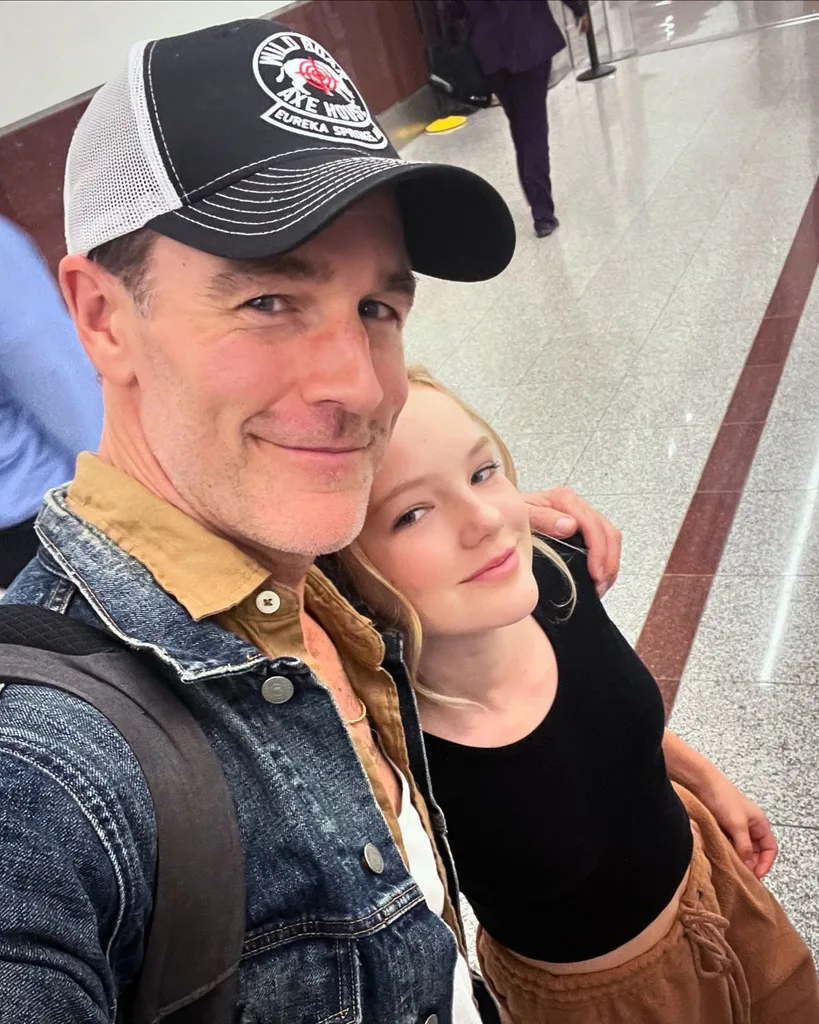 James Van Der Beek and daughter Olivia