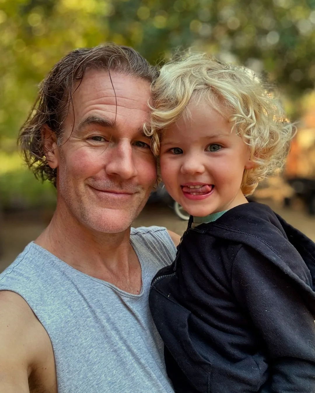 James Van Der Beek and son Jeremiah