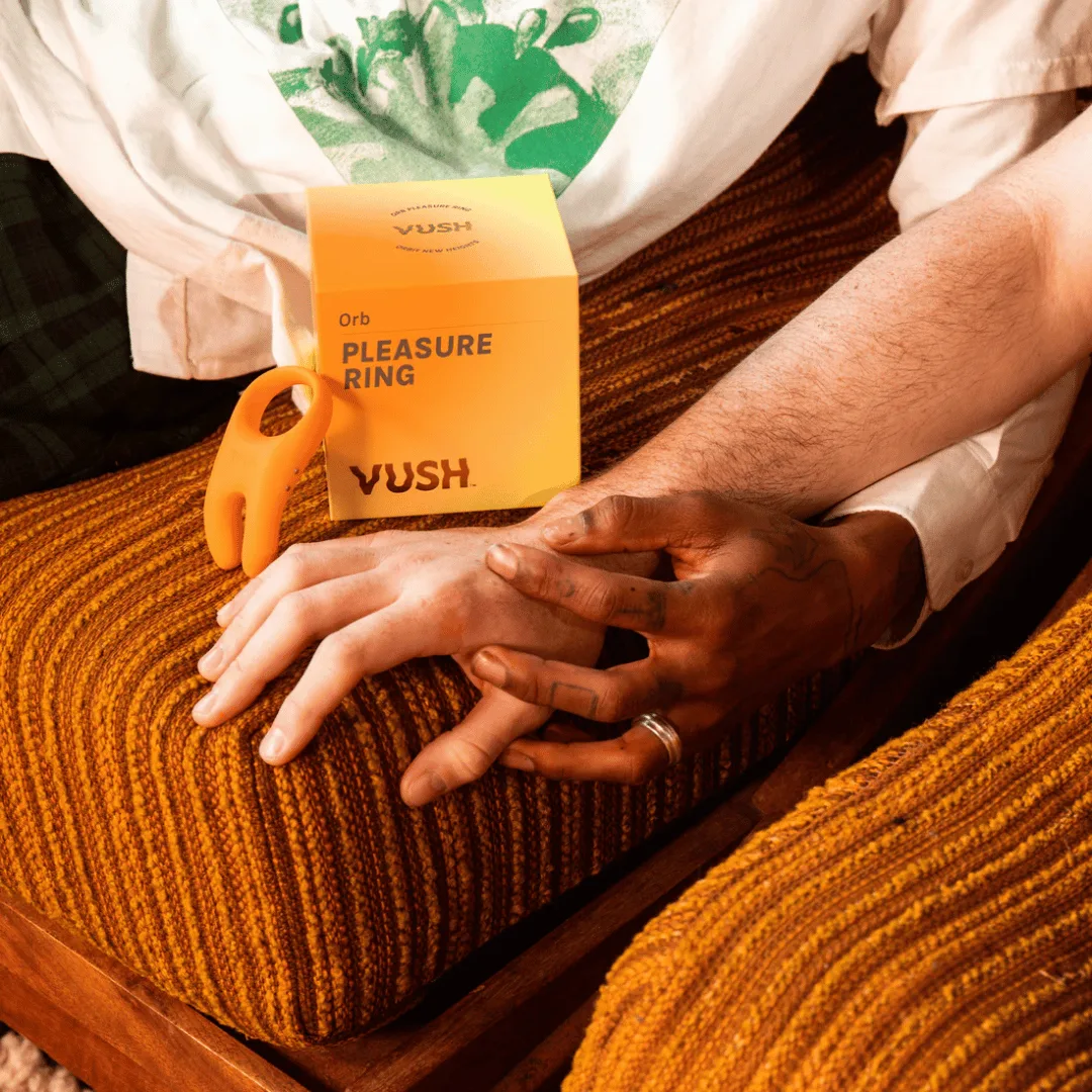 Orb - Rechargable Couples Vibrating Dual Motor Pleasure Ring
