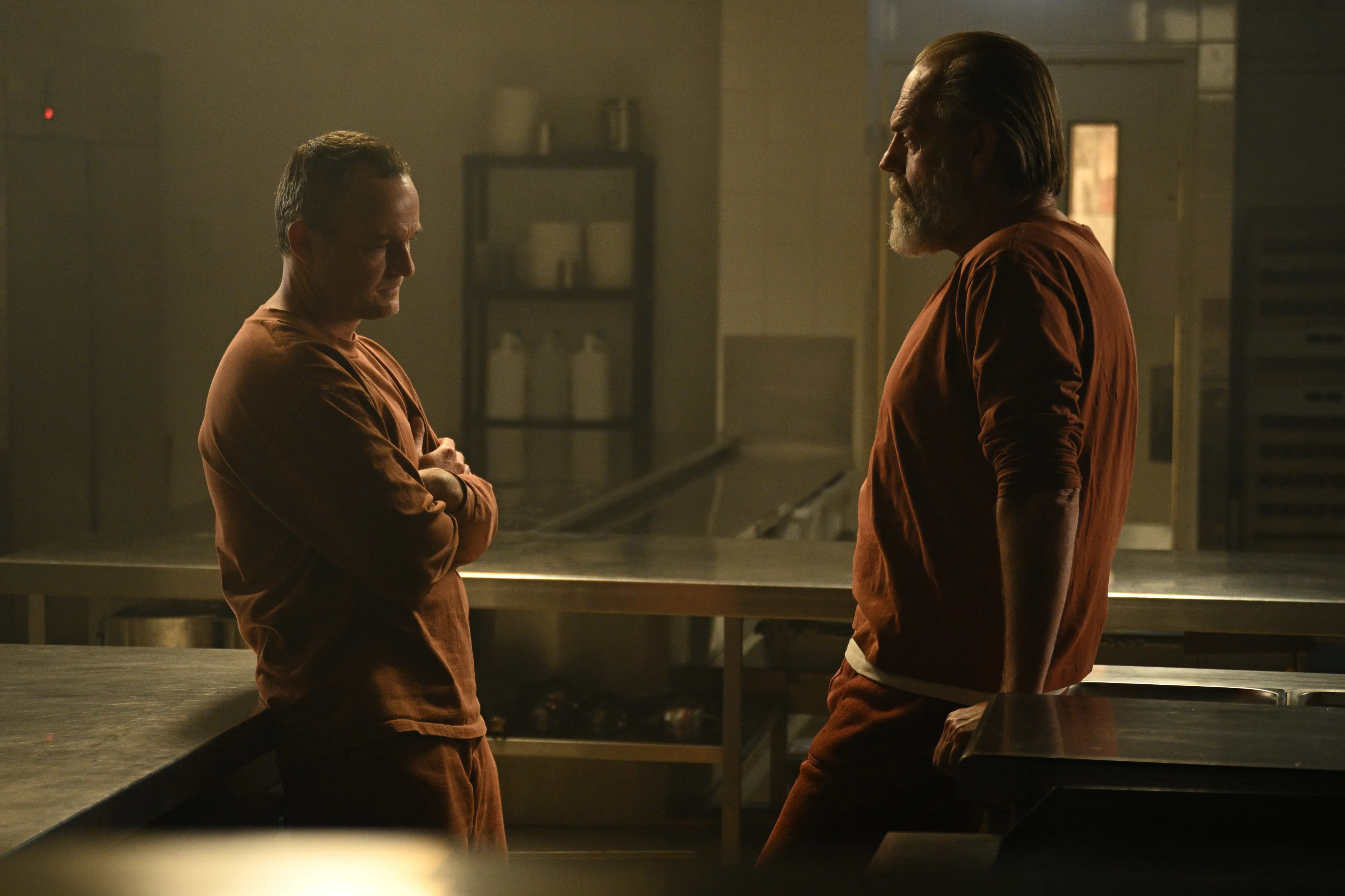 Daniel Henshall and Hugo Weaving in How to Make Gravy