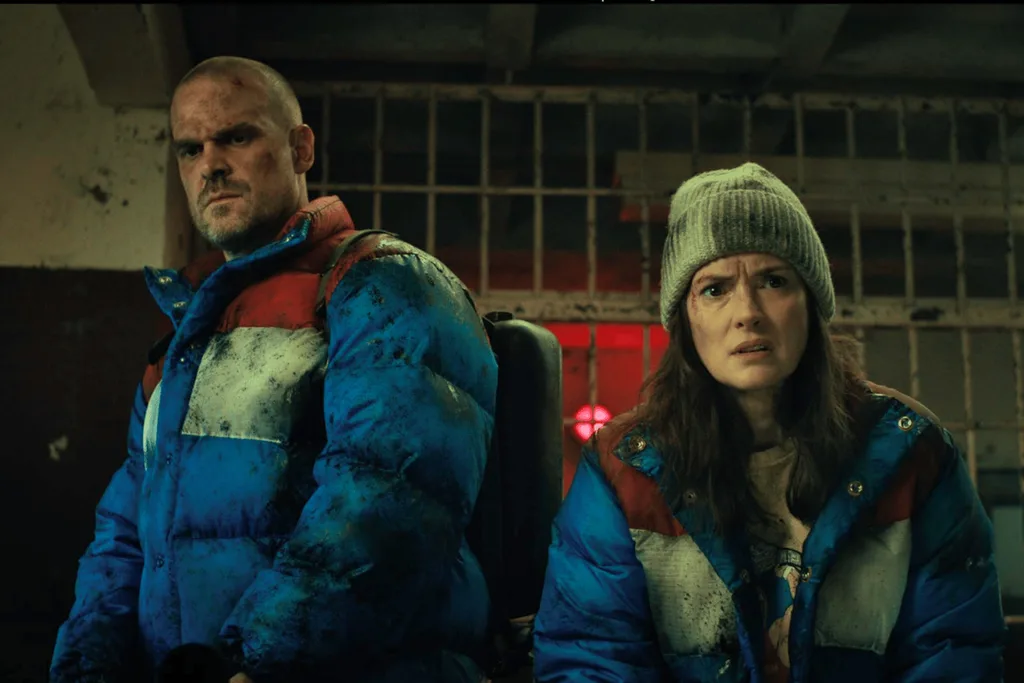 David Harbour and Winona Ryder in Stranger Things 5