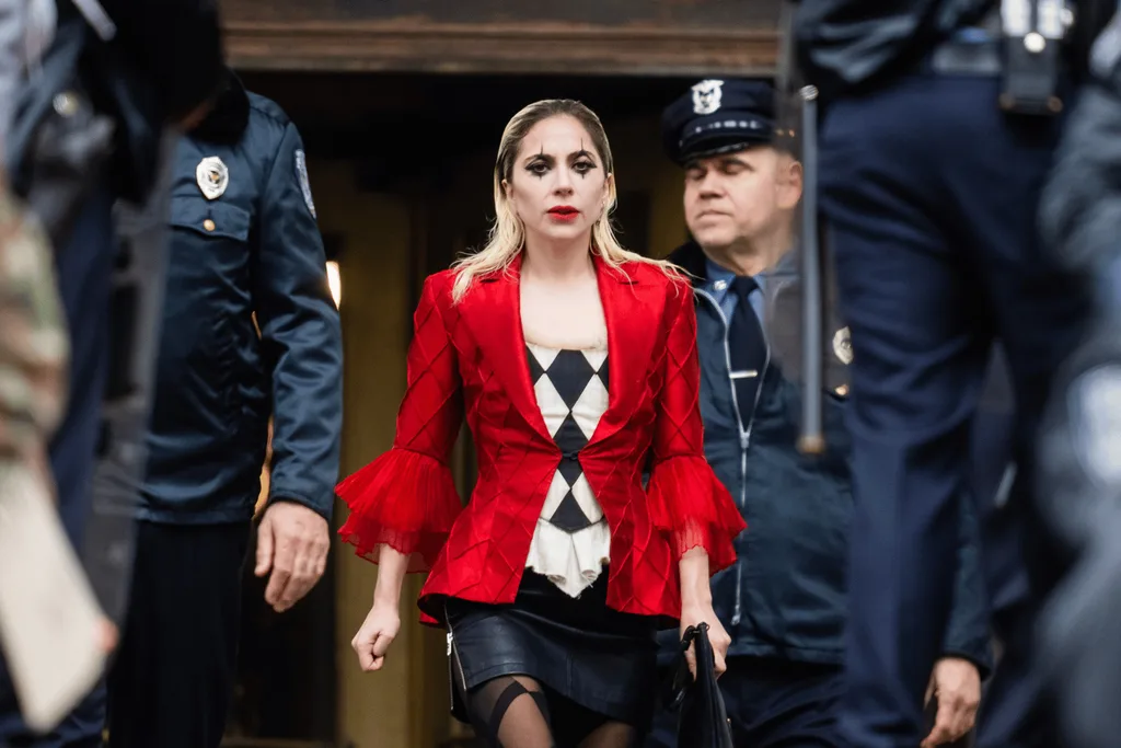 Lady Gaga as Harley Quinn.
