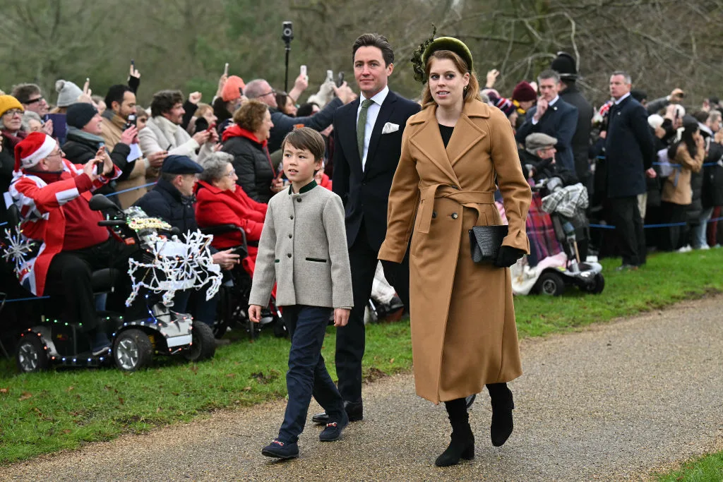 Princess Beatrice joins royals for Christmas