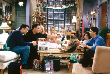 friends tv show Christmas scene