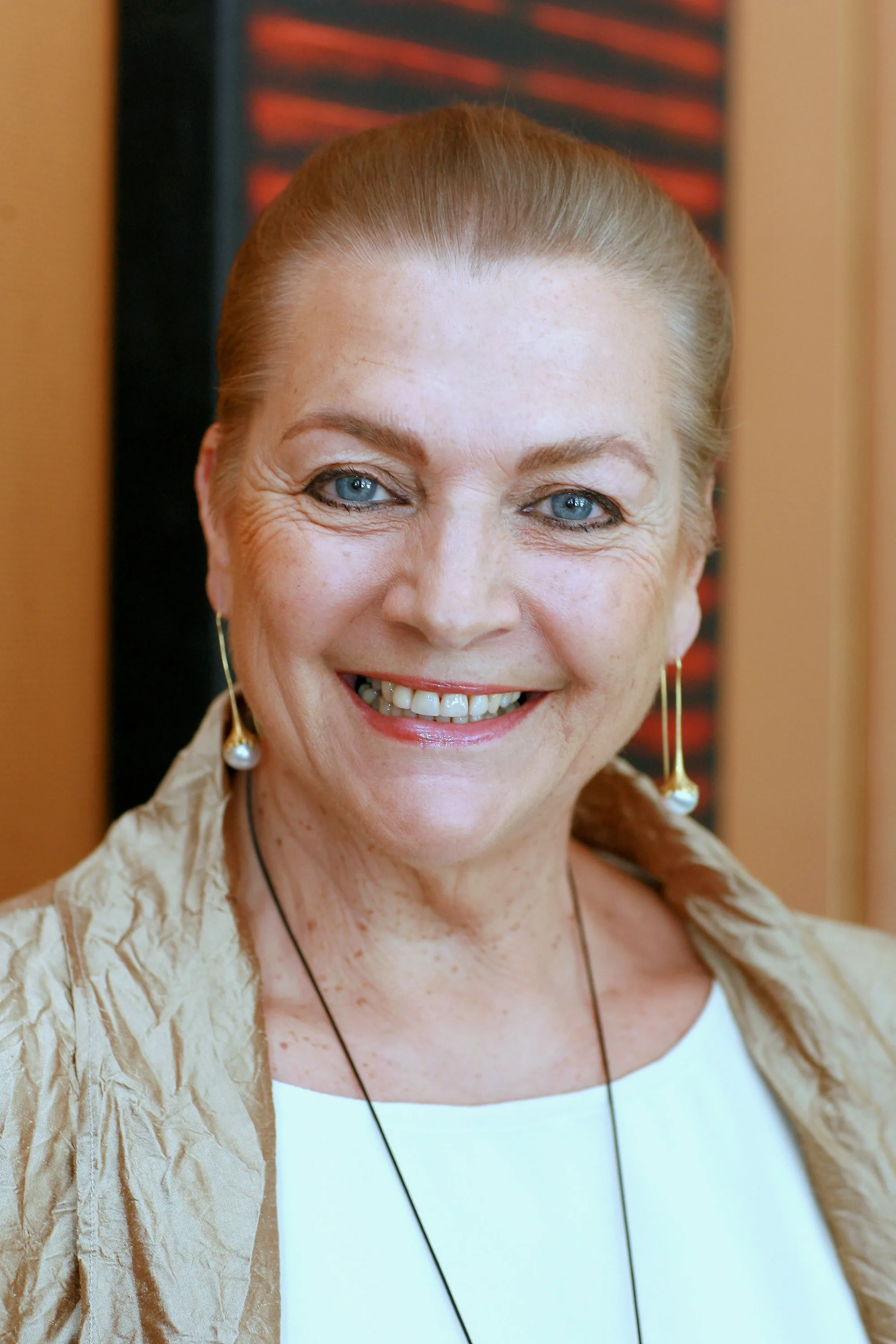 Maggie Tabberer attends the launch of the new Australia Post corporate uniform designed by Carla Zampatti at Aria Restaurant on October 18, 2007 in Sydney, Australia