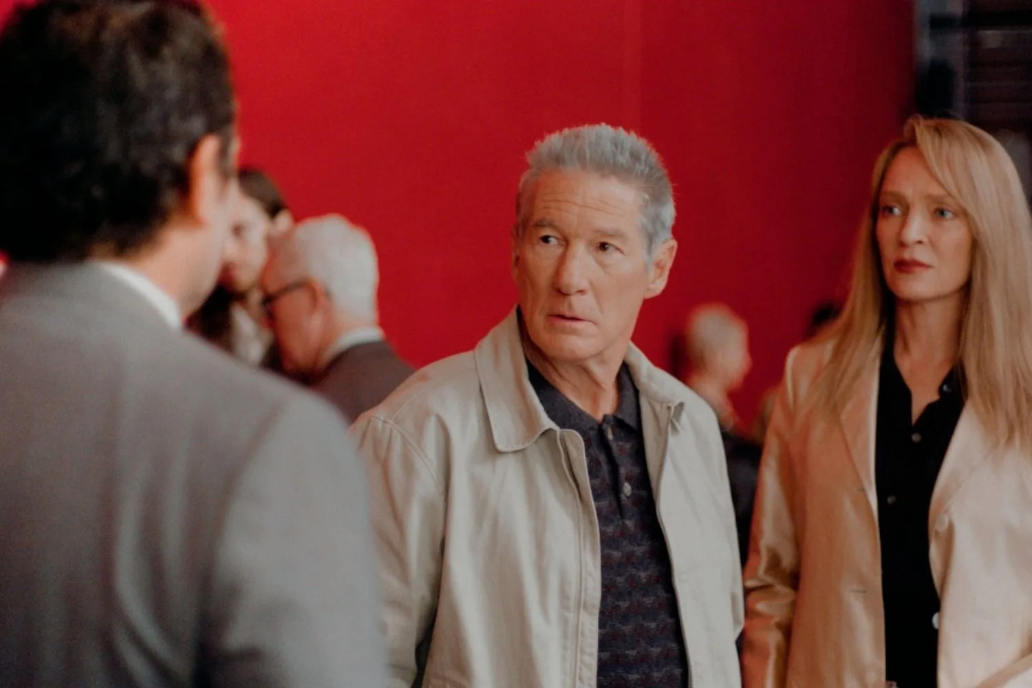 Richard Gere in Oh Canada with Uma Thurman