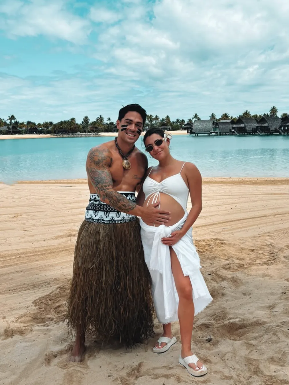 John Pearce and Jessie Adamo babymoon. 