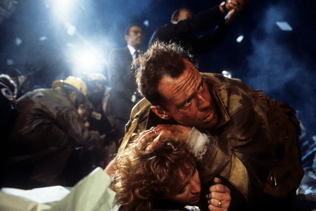 Bruce Willis in Die Hard