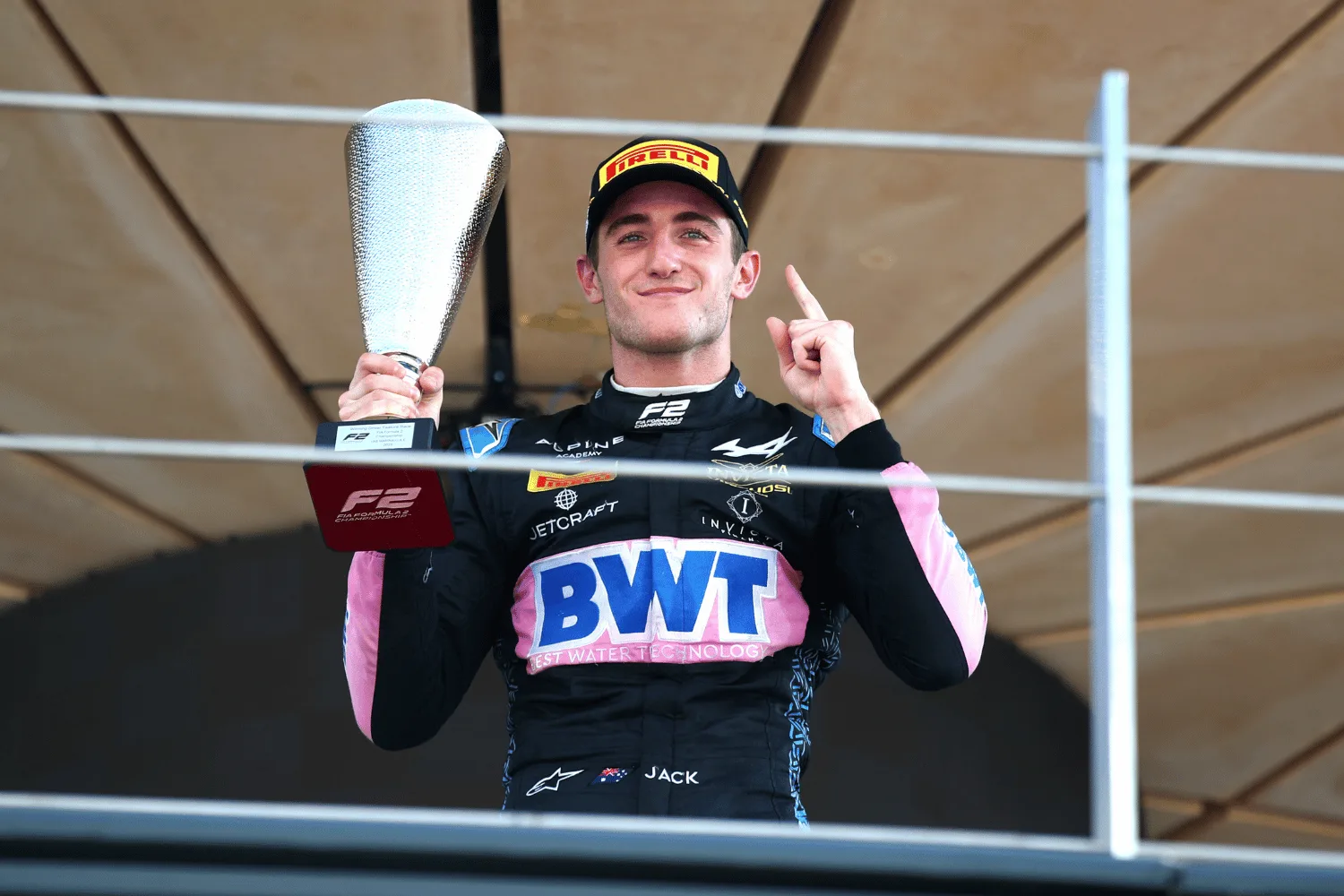 Jack Doohan F2 podium