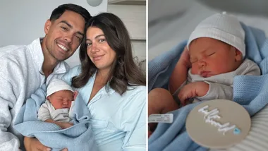Purple Wiggle John Pearce has welcomed his first child!