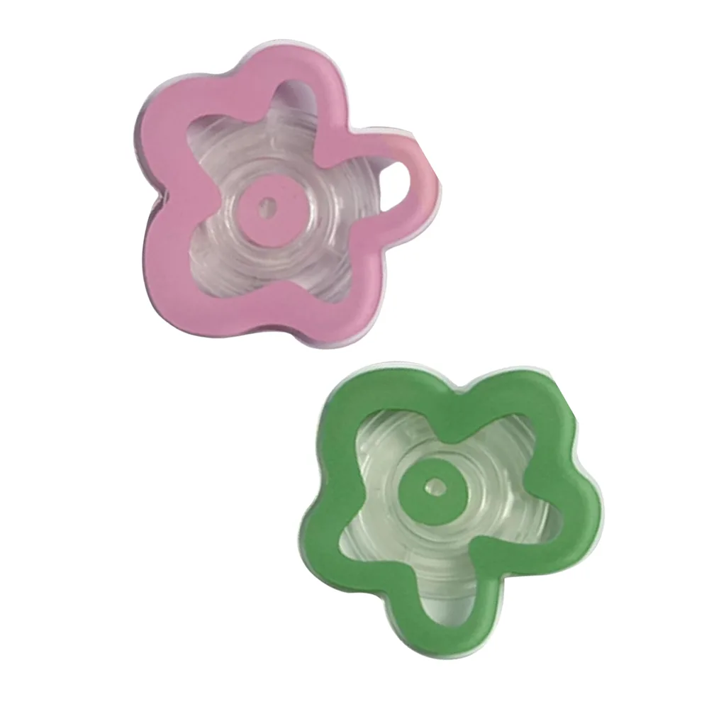 Nicedeal Phone Socket, 2Pcs Flower Cell Phone Holder, Pink Green Phone Grip with Expanding Kickstand, Suction Cup Cell Phone Stand, Universal Socket for Phone