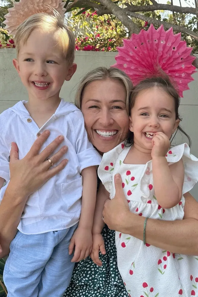Lauren Zonfrillo and her two children.