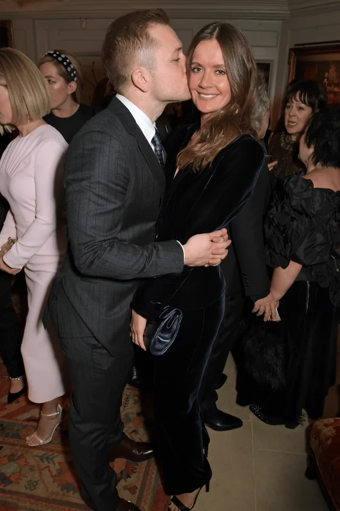 Taron Egerton and Emily Thomas.