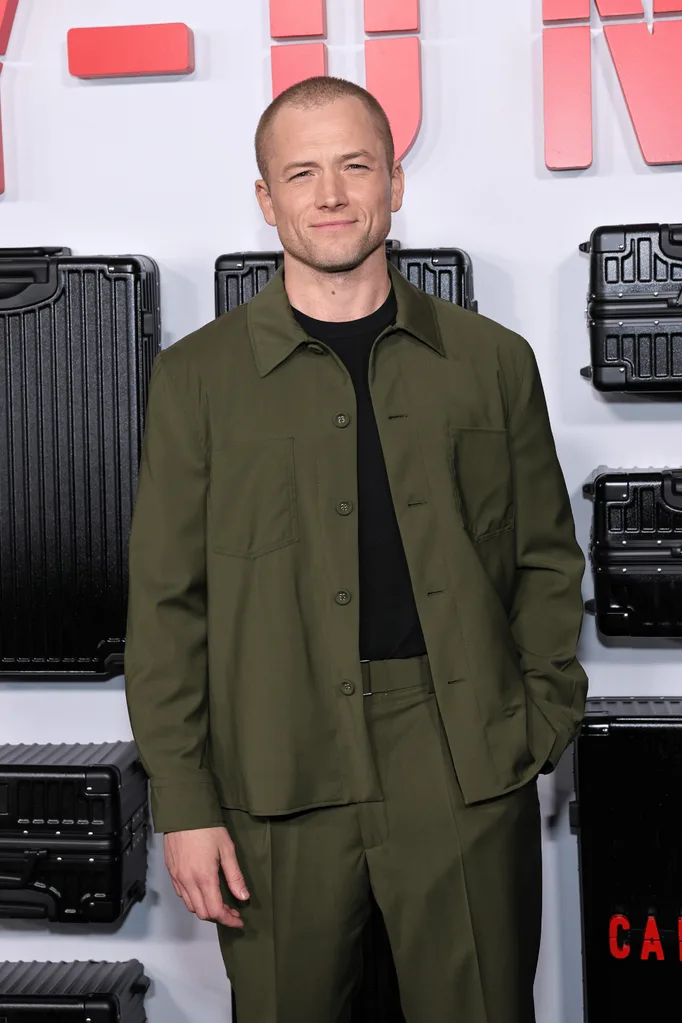 Taron Egerton at the Carry On premiere.